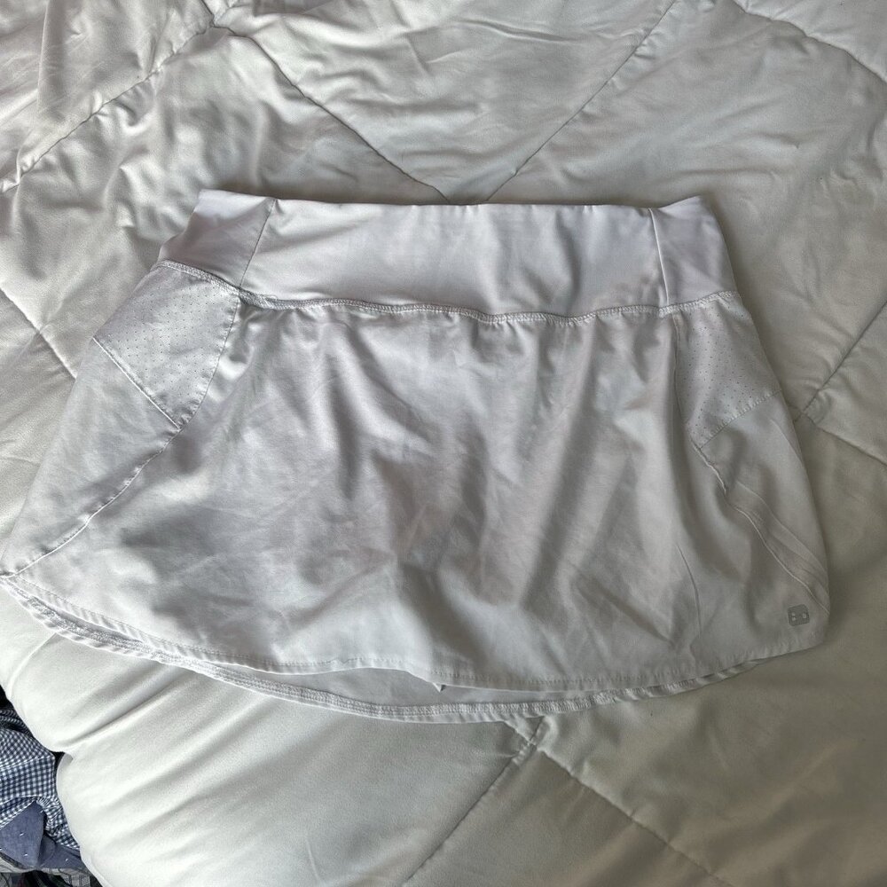 Hind Womens Size Large Athletic White Skirt Skort Tennis Golf Pickleball Outdoor